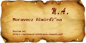 Moravecz Almiréna névjegykártya